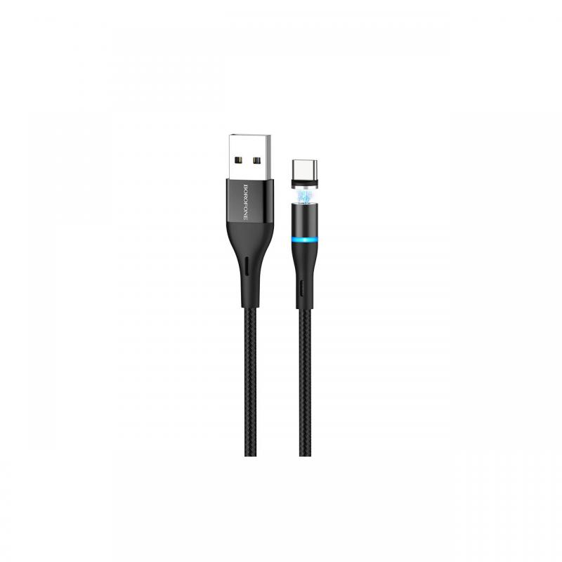 Cablu Borofone BU16 Skill USB la Type-C, 1.2m, Negru