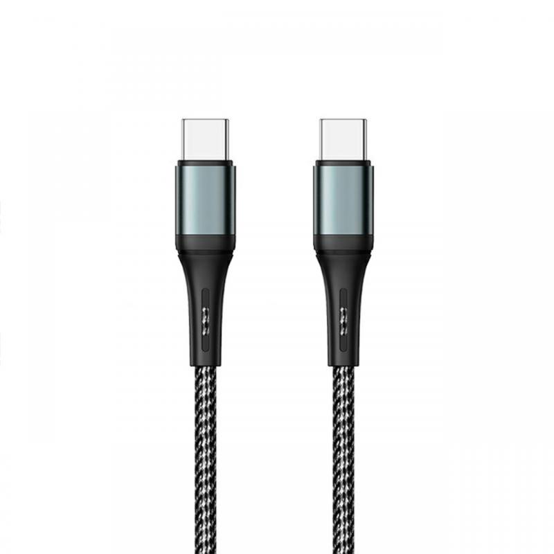 Prestico Cablu T10 Type-C la Type-C Fast Charge, PD, 60W, 1m, Negru