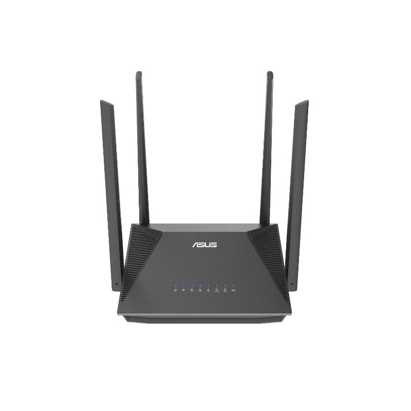 Router Asus AX1800 DUAL-BAND  WI-FI 6 RT-AX52, 4 x antene externe, Procesor: 1.3GHz dual-core, Gigabit