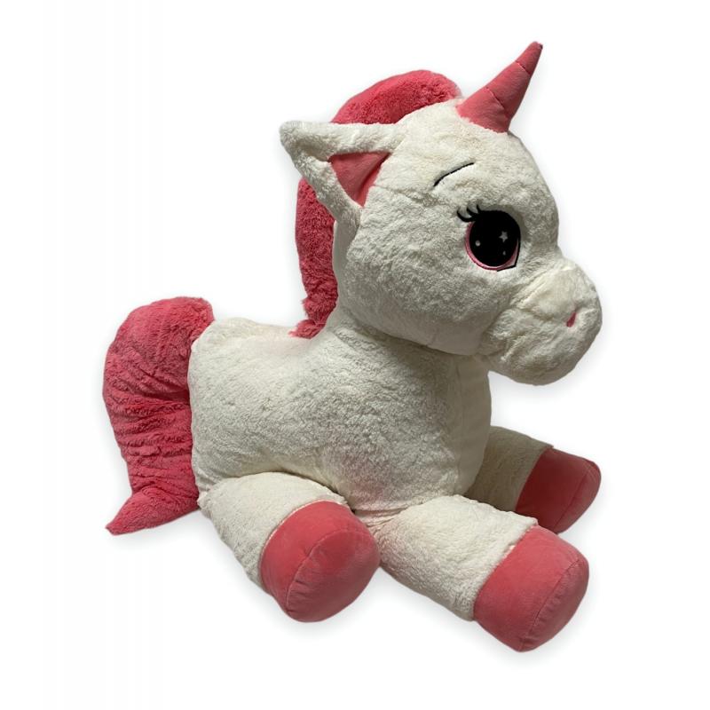 Unicorn de plus 80cm roz