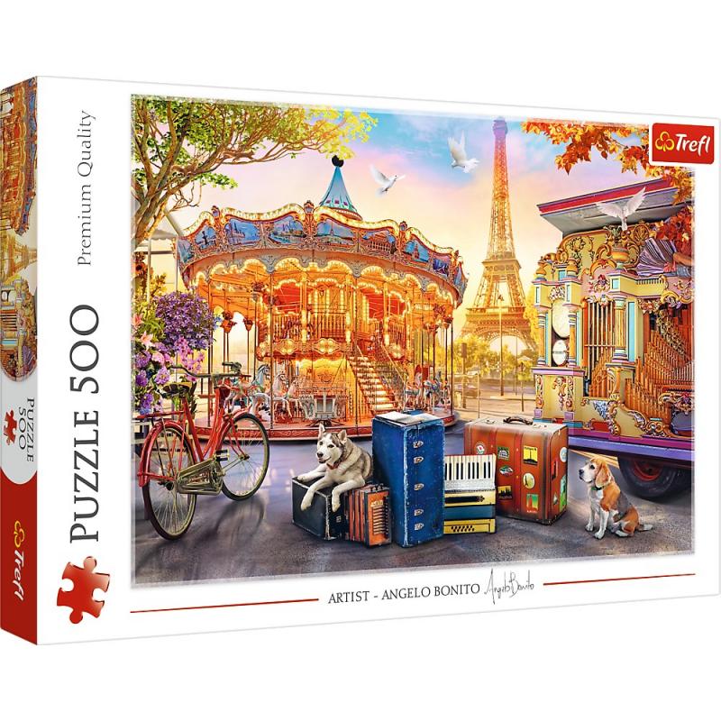 Puzzle trefl 500 sarbatoare in paris