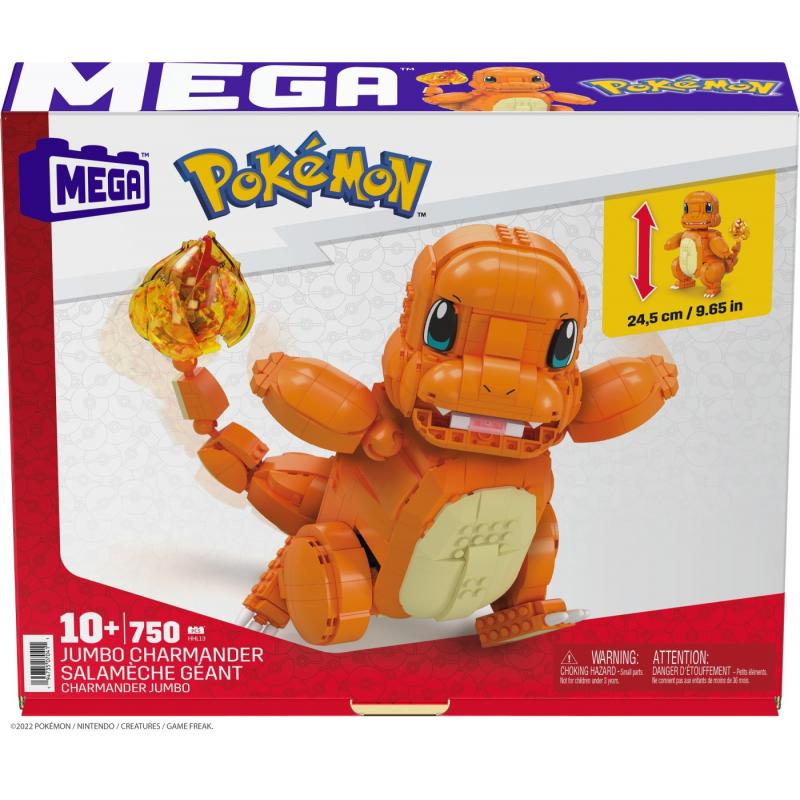 POKEMON MEGA CONSTRUX JUMBO CHARMANDER SALAMECHE