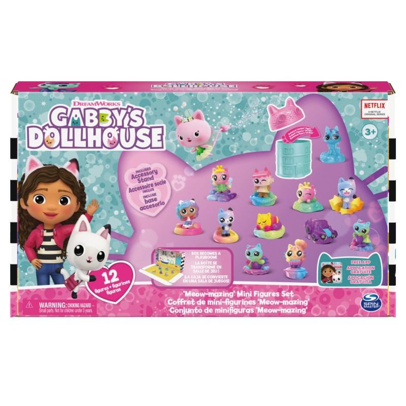 GABBYS DOLLHOUSE SET 12 MINI FIGURINE