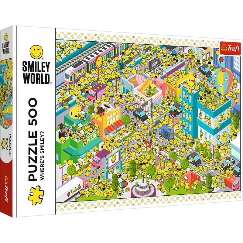 PUZZLE TREFL 500 LUMEA SMILEY