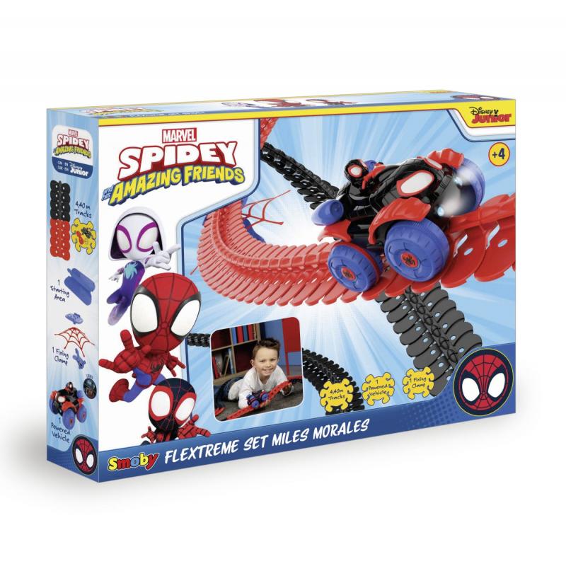 SMOBY SPIDEY CIRCUIT FLEXTREME SET MILES MORALES