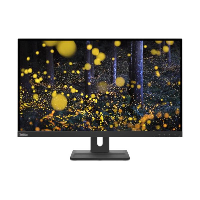 Monitor LED Lenovo ThinkVision E27q-20, 27inch, IPS QHD, 4ms, 75Hz, Negru