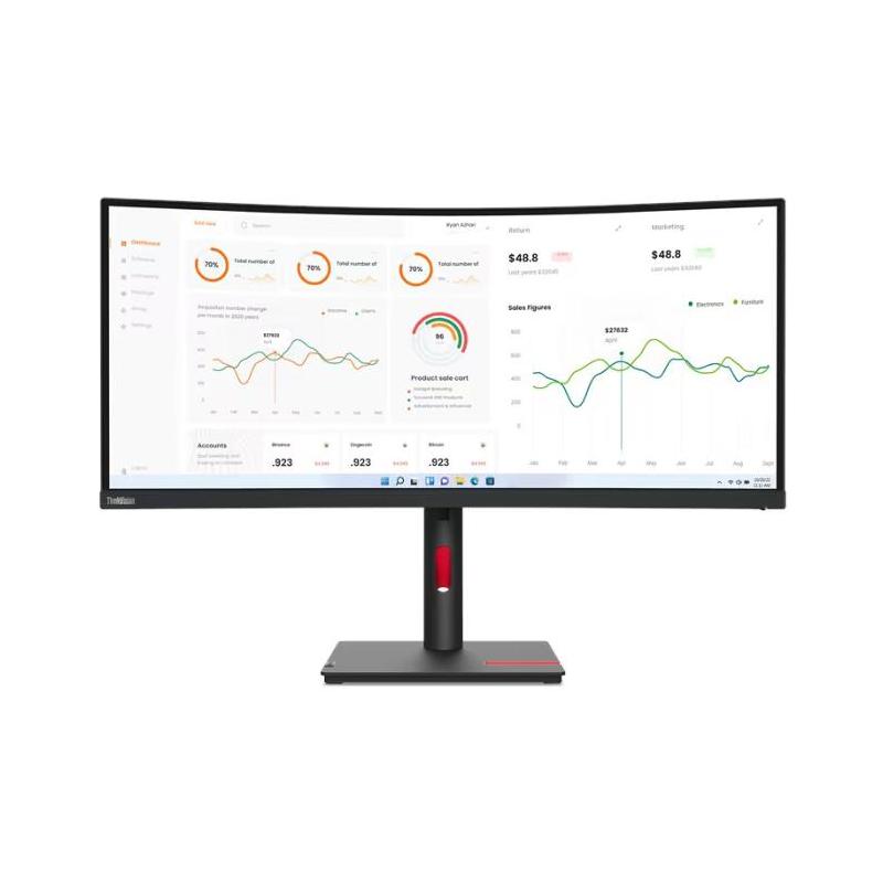 Monitor Lenovo ThinkVision T34w-30, 34