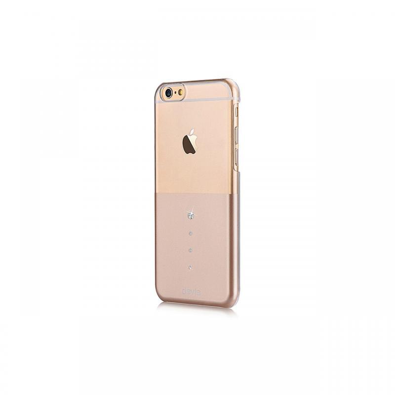 Carcasa iPhone 6/6S Devia Crystal Unique Champagne Gold (Cristale Swarovski®)