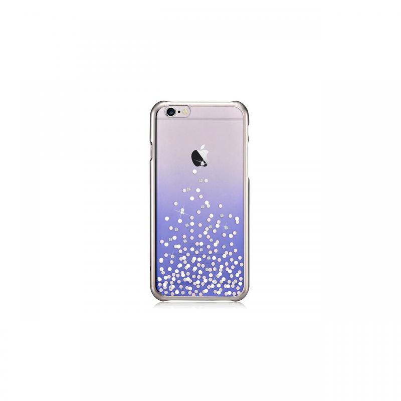 Carcasa iPhone 6/6S Comma Unique Polka Blue (Cristale Swarovski®, electroplacat)