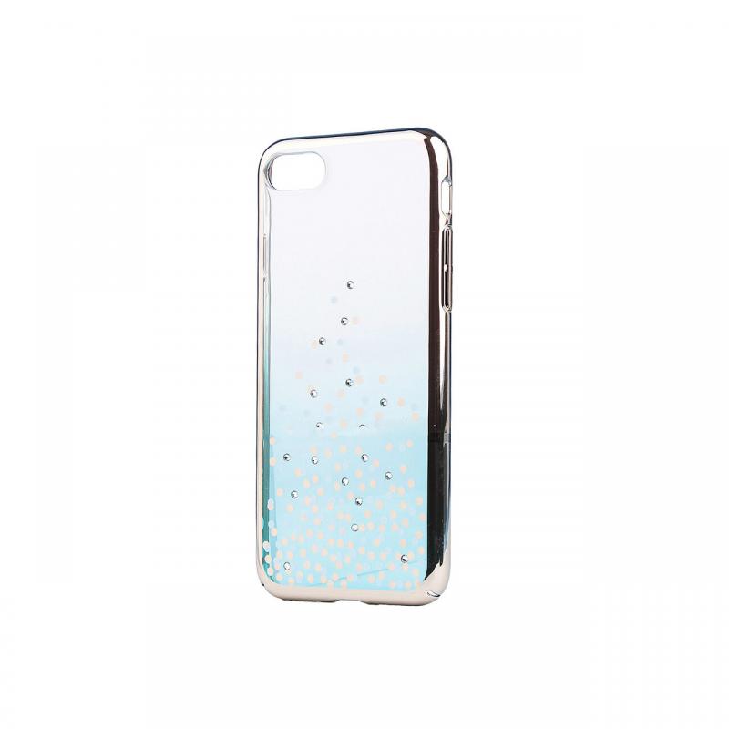 Carcasa iPhone SE2022 Comma Unique Polka Green (Cristale Swarovski®, electroplacat, prote