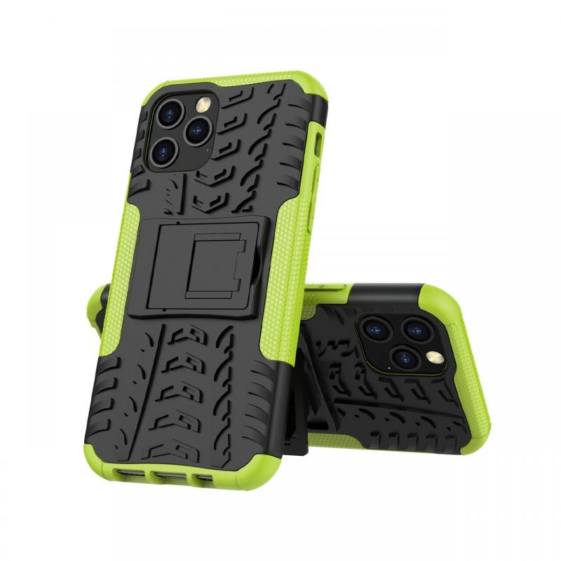 Husa iPhone 12 / 12 Pro Lemontti Tire Texture Green