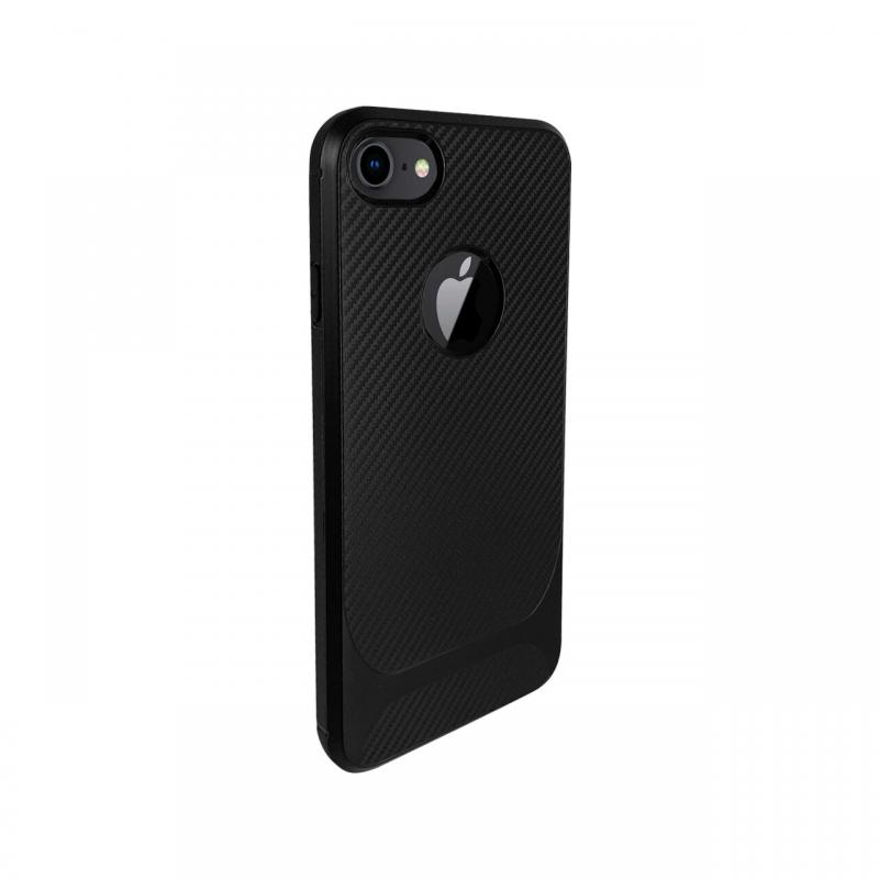 Husa iPhone 7/8/SE2020/SE2022 Lemontti Carbon Pro Negru