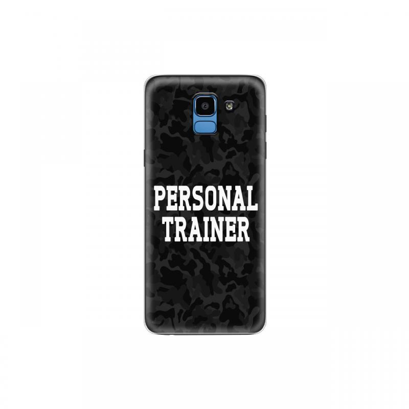 Husa Samsung Galaxy J6 (2018) Lemontti Silicon Art Personal Trainer