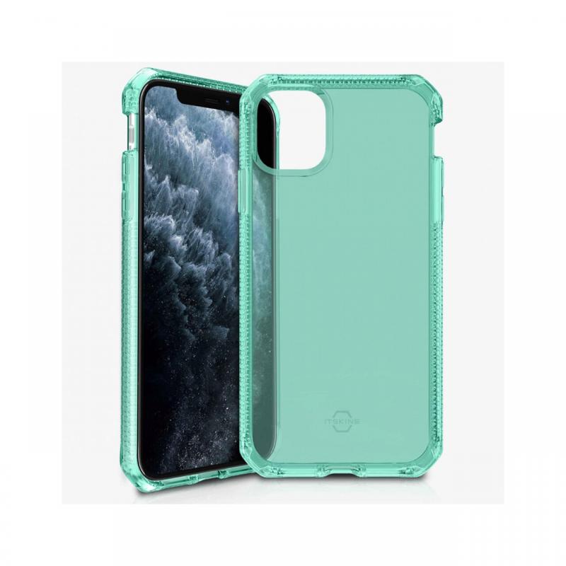 Husa iPhone 11 Pro IT Skins Spectrum Clear Tiffany Green (antishock,antimicrobial)