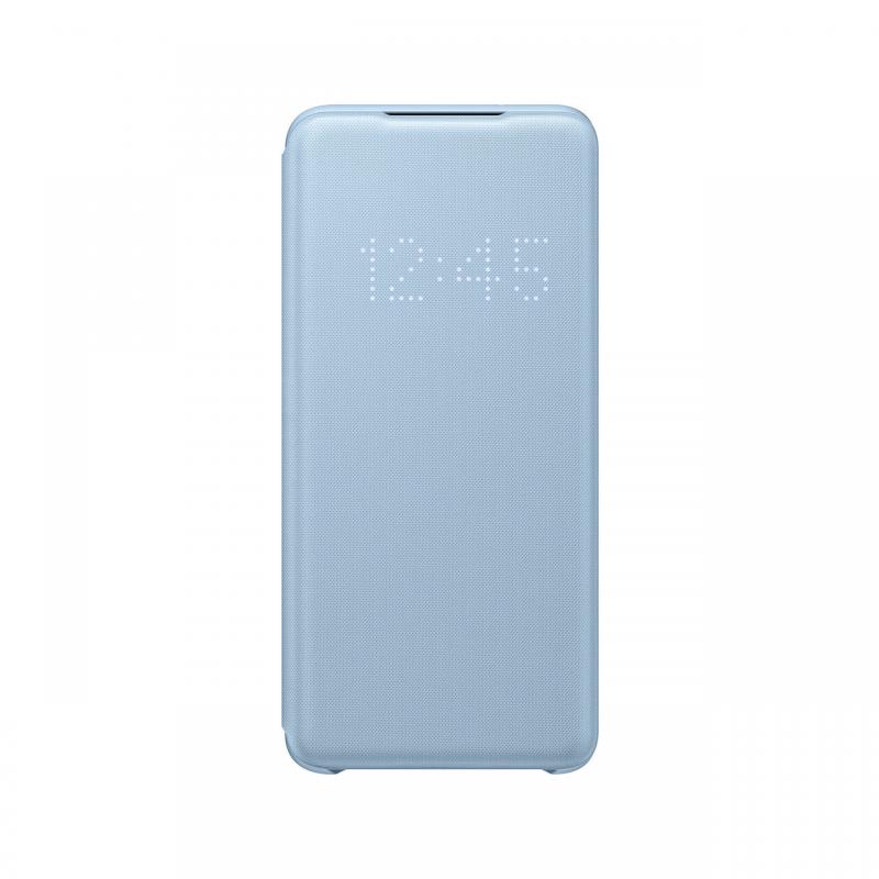 Husa Originala Samsung Galaxy S20 Book Led View Sky Blue