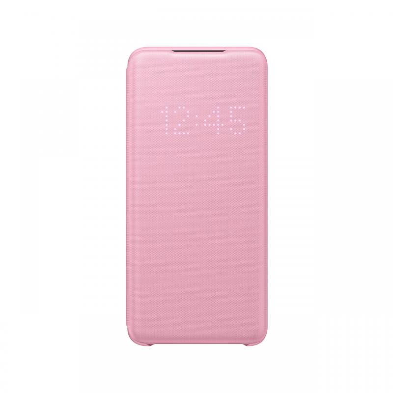 Husa Originala Samsung Galaxy S20 Book Led View Pink