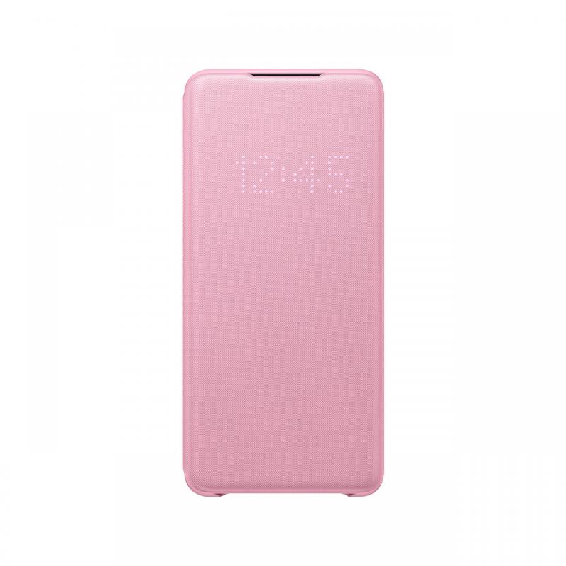 Husa Originala Samsung Galaxy S20 Plus Book Led View Pink