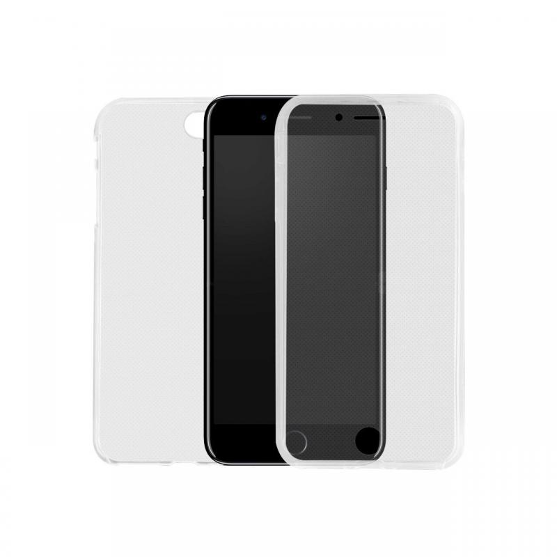 Husa iPhone 8 Plus / 7 Plus Lemontti Silicon Full Cover 360 Transparent