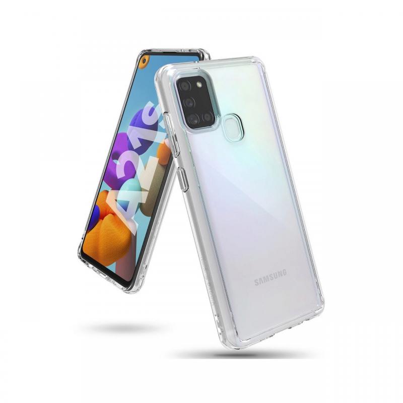 Husa TPU Bumper Samsung Galaxy A21s Ringke Fusion PC Transparent