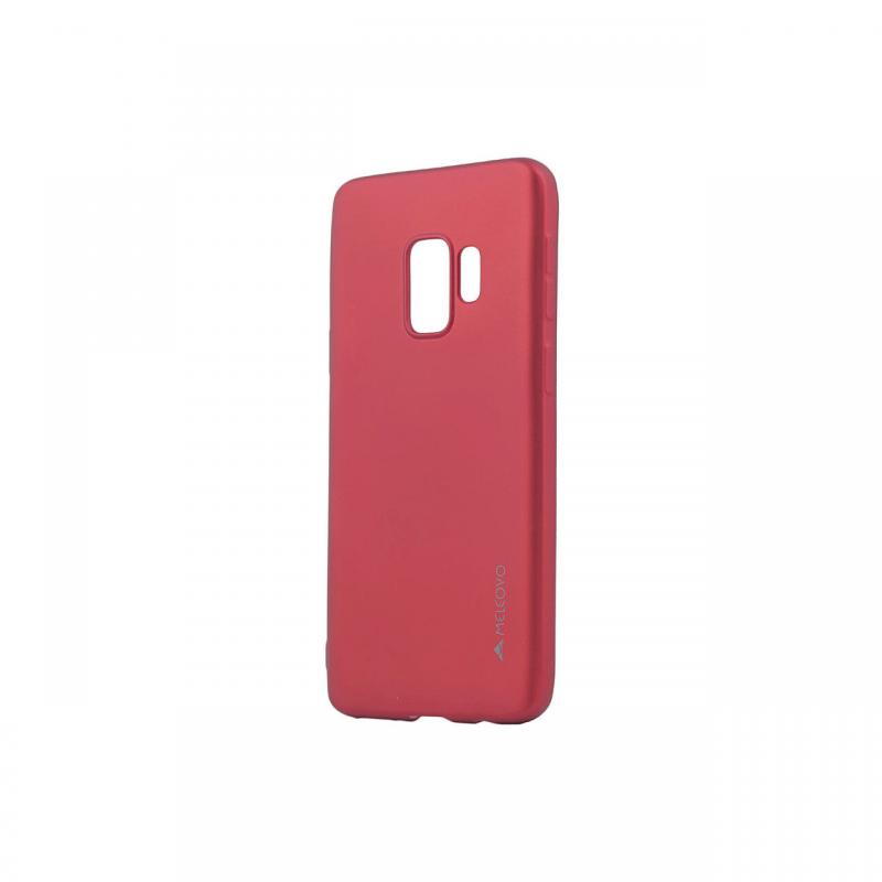 Husa Samsung Galaxy S9 G960 Meleovo Silicon Soft Slim Red (aspect mat)
