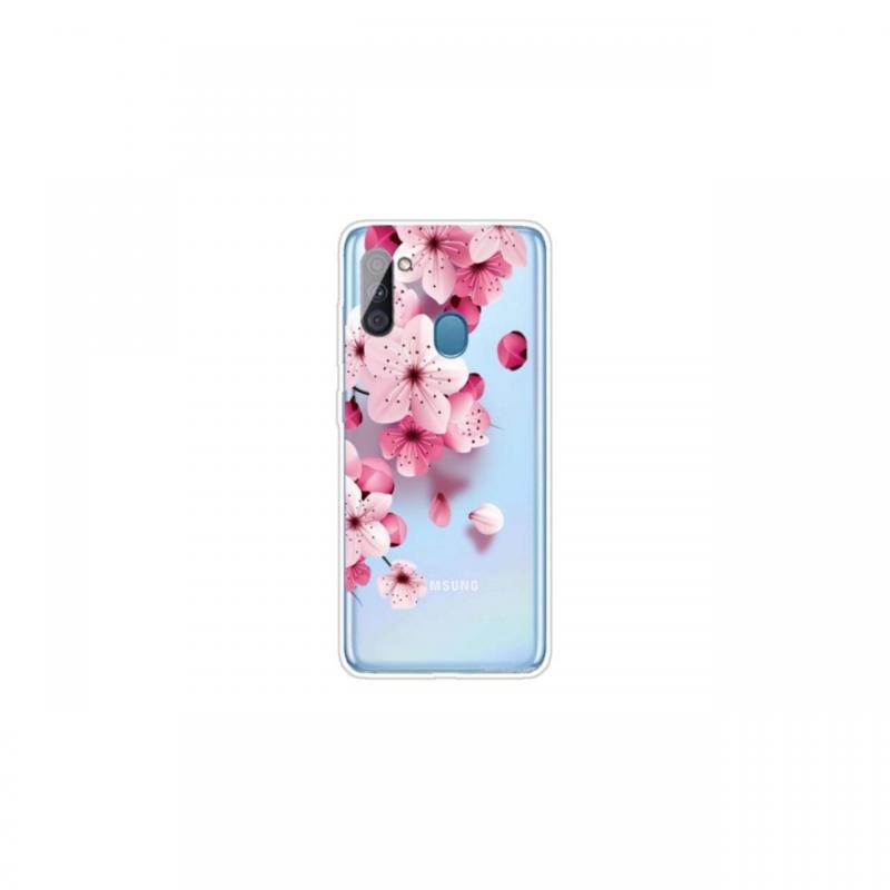 Husa Samsung Galaxy A11 Lemontti Pattern Highly Cherry Blossoms