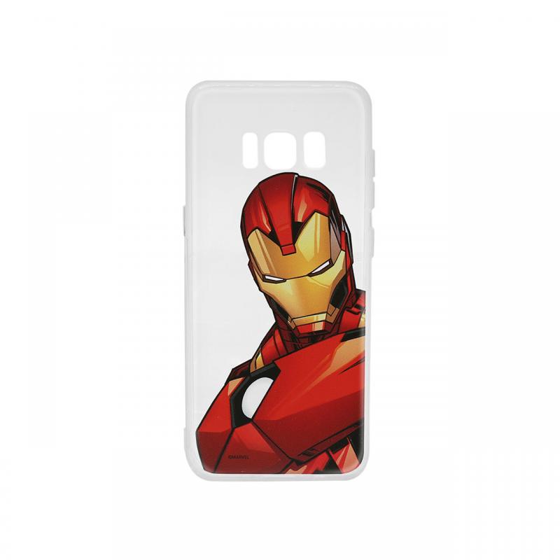 Husa Samsung Galaxy S8 G950 Marvel Silicon Iron Man 005 Clear