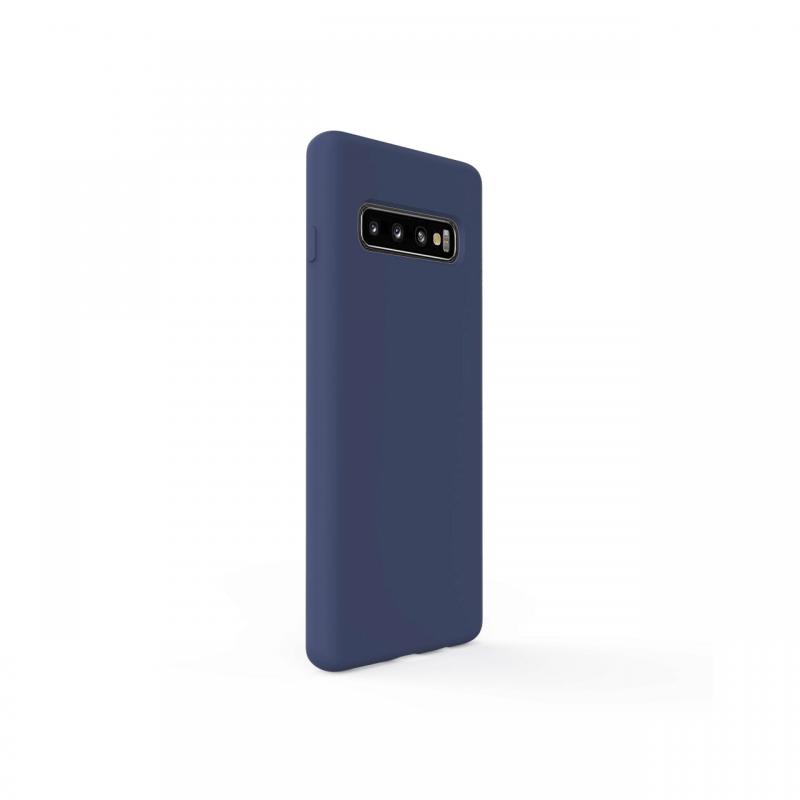 Husa Samsung Galaxy S10 Plus G975 Lemontti Liquid Silicon Dark Blue