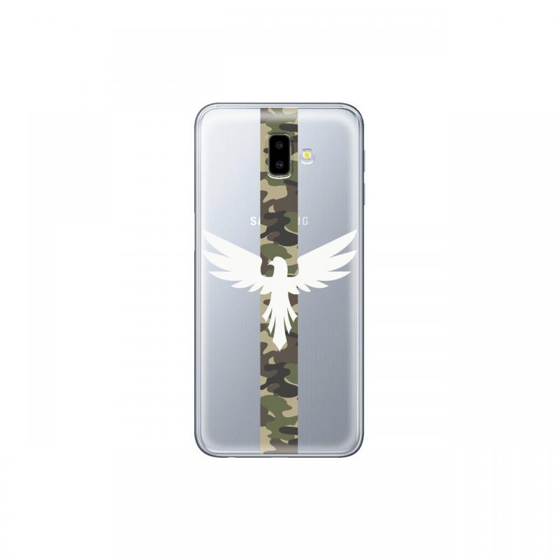 Husa Samsung Galaxy J6 Plus Lemontti Silicon Art Army Eagle