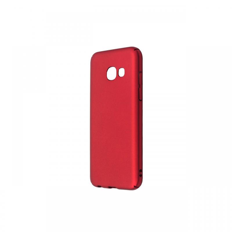 Carcasa Samsung Galaxy A3 (2017) Just Must Uvo Red (material fin la atingere, slim fit)