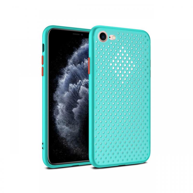 Husa iPhone 7/8/SE2020/SE2022 Lemontti Bubble Turcoaz