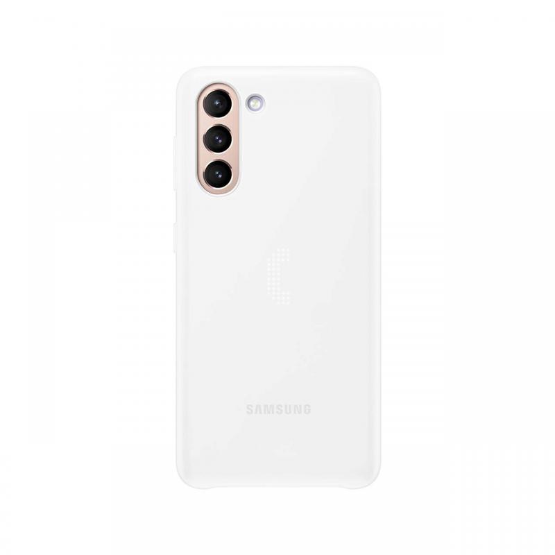 Husa Originala Samsung Galaxy S21 Smart LED Cover White