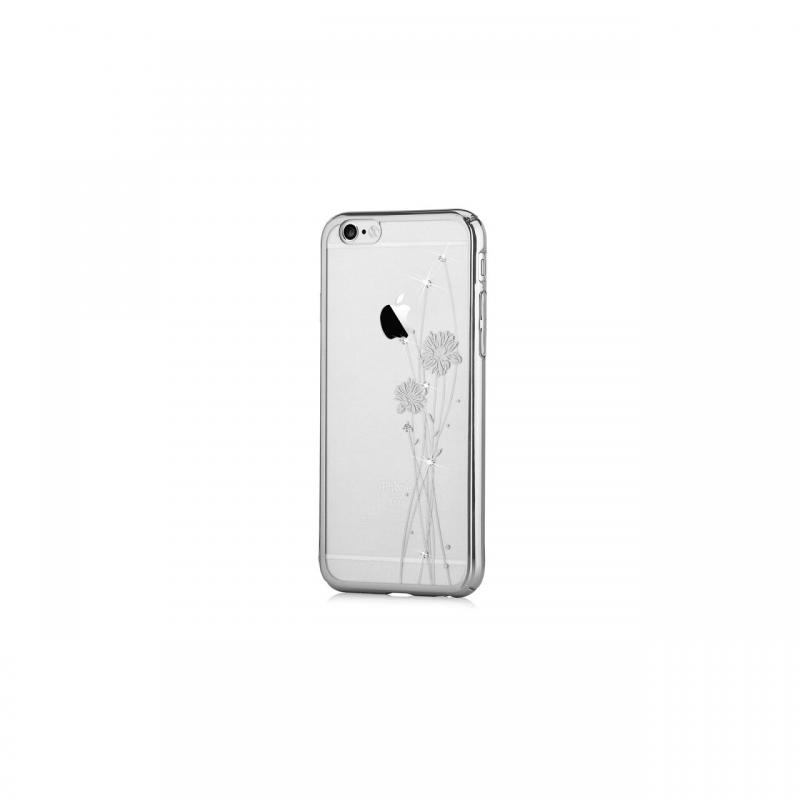 Carcasa iPhone 6/6S Comma Crystal Ballet Silver (Cristale Swarovski, electroplacat, protectie 360 gr