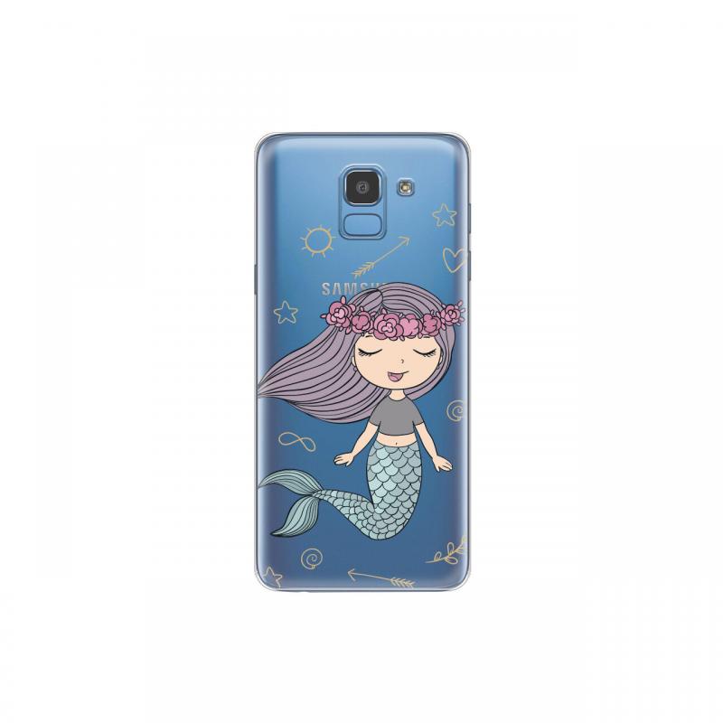 Husa Samsung Galaxy J6 (2018) Lemontti Silicon Art Little Mermaid