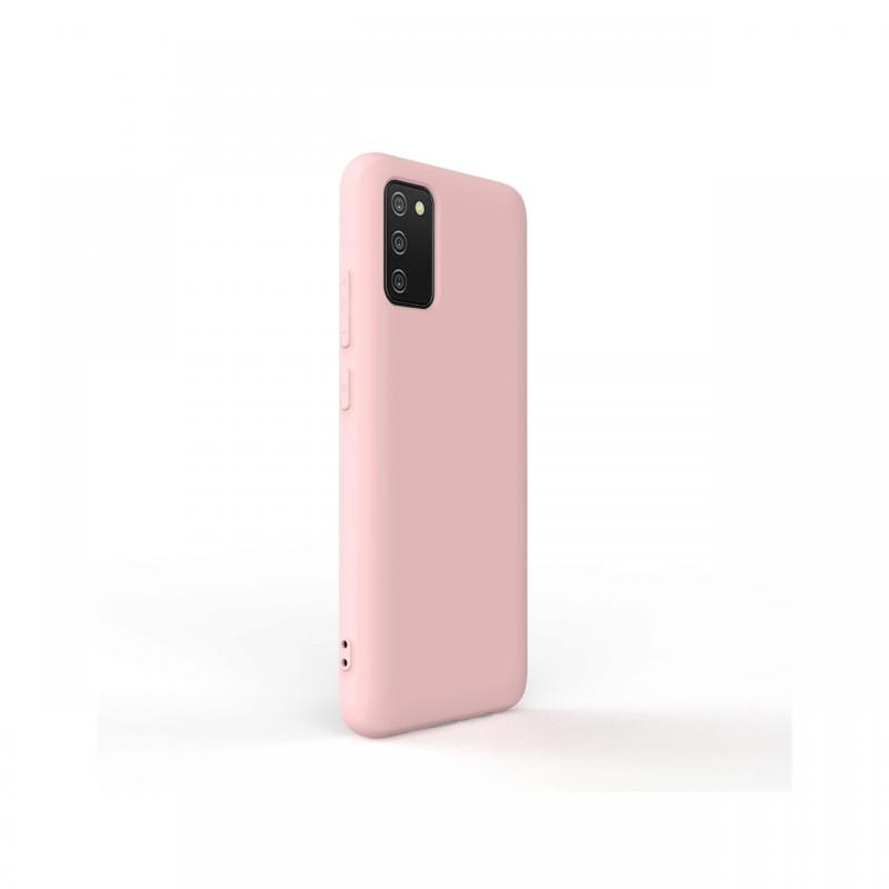 Husa Samsung Galaxy A02s Lemontti Silicon Soft Slim Pink Sand