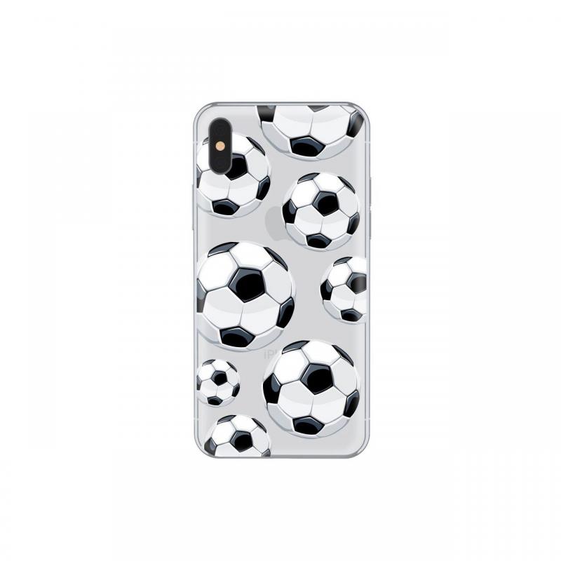 Husa iPhone X / XS Lemontti Silicon Art Football