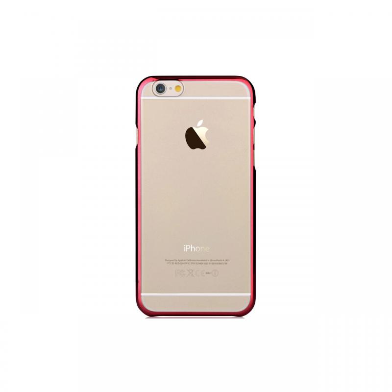 Carcasa iPhone 6/6S Devia Glimmer Passion Red (rama electroplacata)