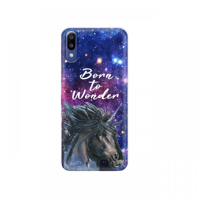 Husa Samsung Galaxy M10 Lemontti Silicon Art Born To Wonder