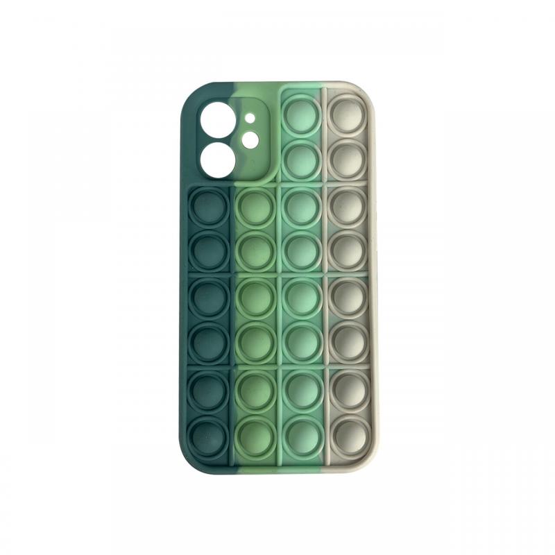 Husa iPhone 12 Mini Lemontti Pop it Verde