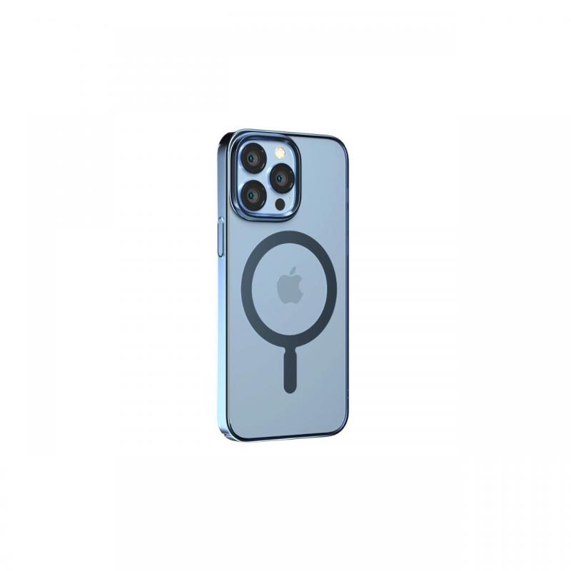 Husa iPhone 14 Pro Devia Glimmer Series Magnetic Sierra Blue