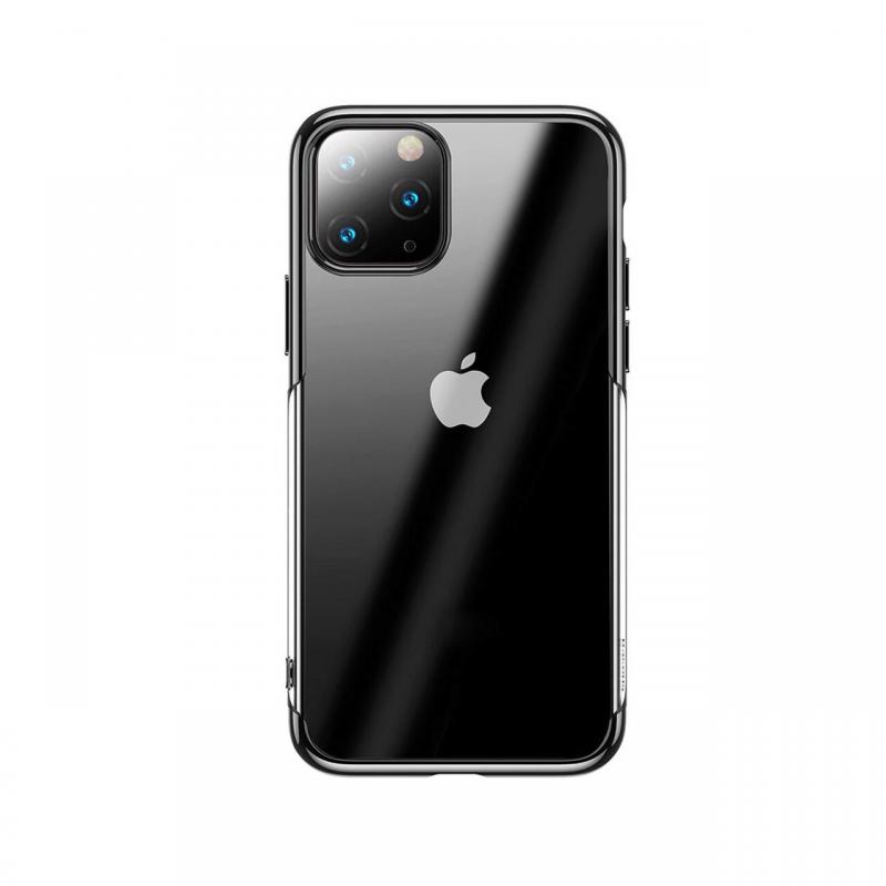 Husa iPhone 11 Pro Max Baseus Silicon Shining Black