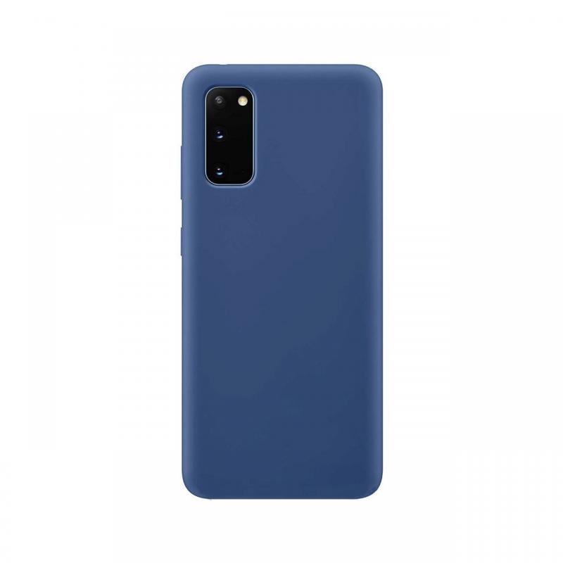 Husa Samsung Galaxy S20 Lemontti Slim Silicone Navy