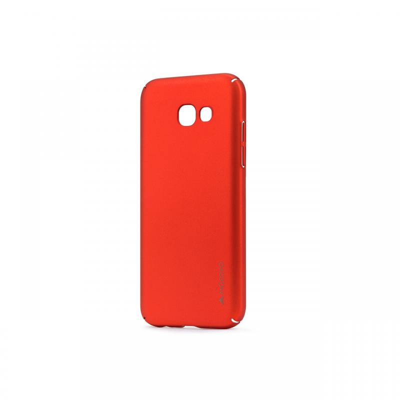 Carcasa Samsung Galaxy A5 (2017) Meleovo Metallic Slim 360 Red (culoare metalizata fina)