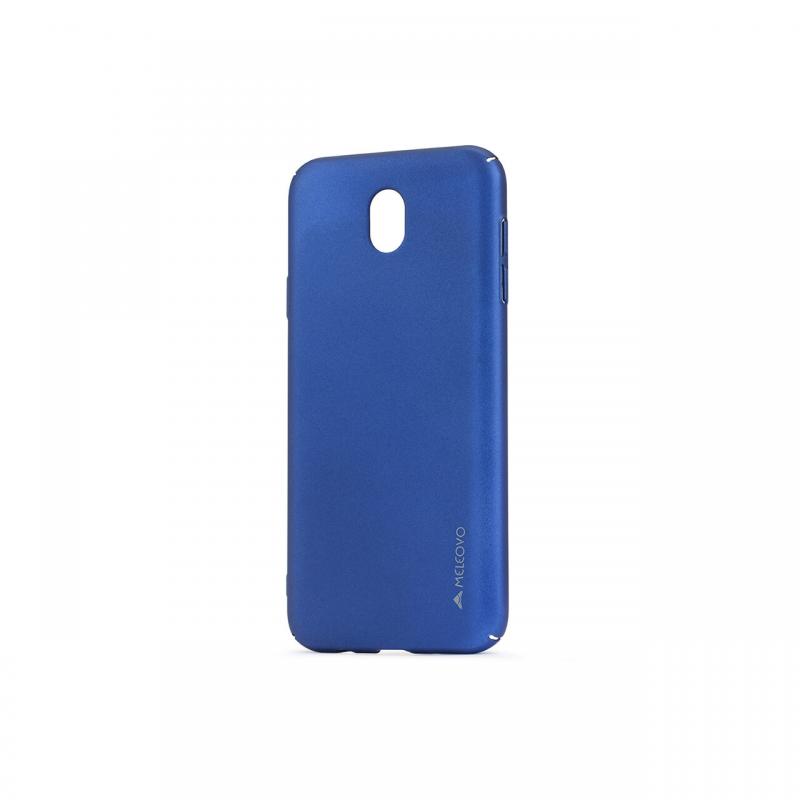 Carcasa Samsung Galaxy J7 (2017) Meleovo Metallic Slim 360 Blue (culoare metalizata fina)