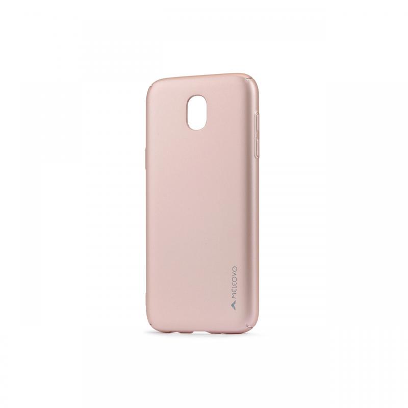 Carcasa Samsung Galaxy J5 (2017) Meleovo Metallic Slim 360 Rose Gold (culoare metalizata fina)