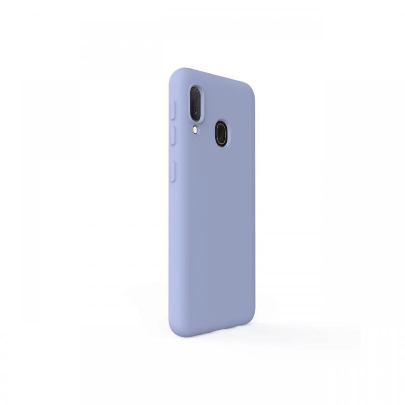 Husa Samsung Galaxy A20e Lemontti Silicon Soft Slim Lavender Gray