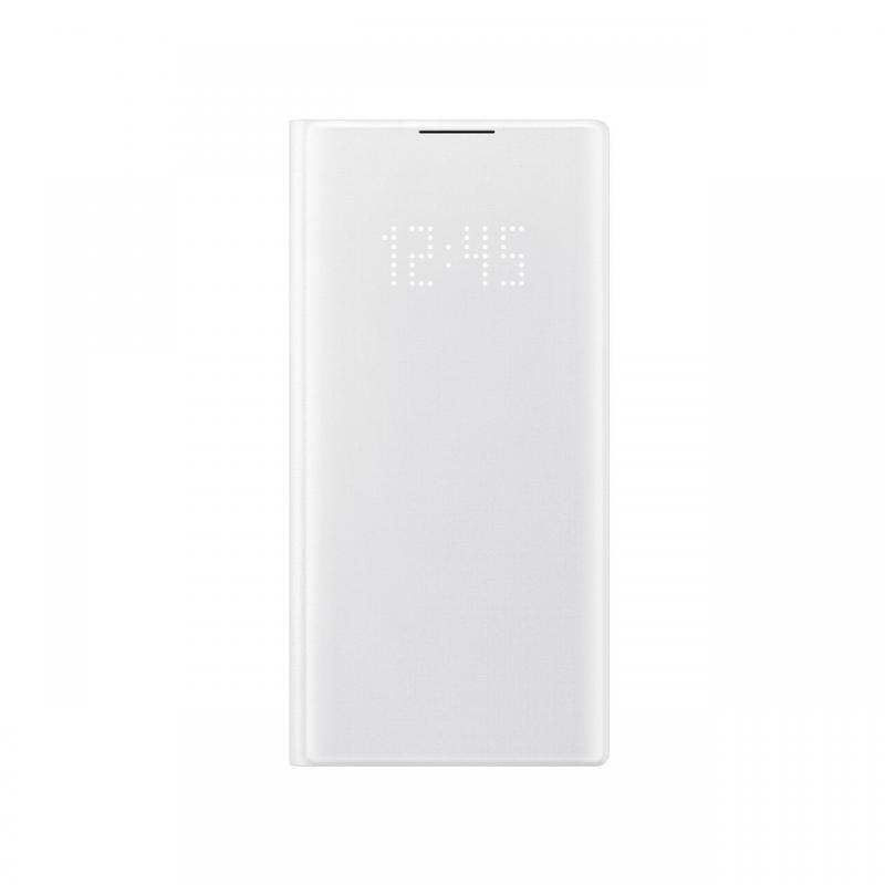 Husa Originala Samsung Galaxy Note 10 Book Led View White