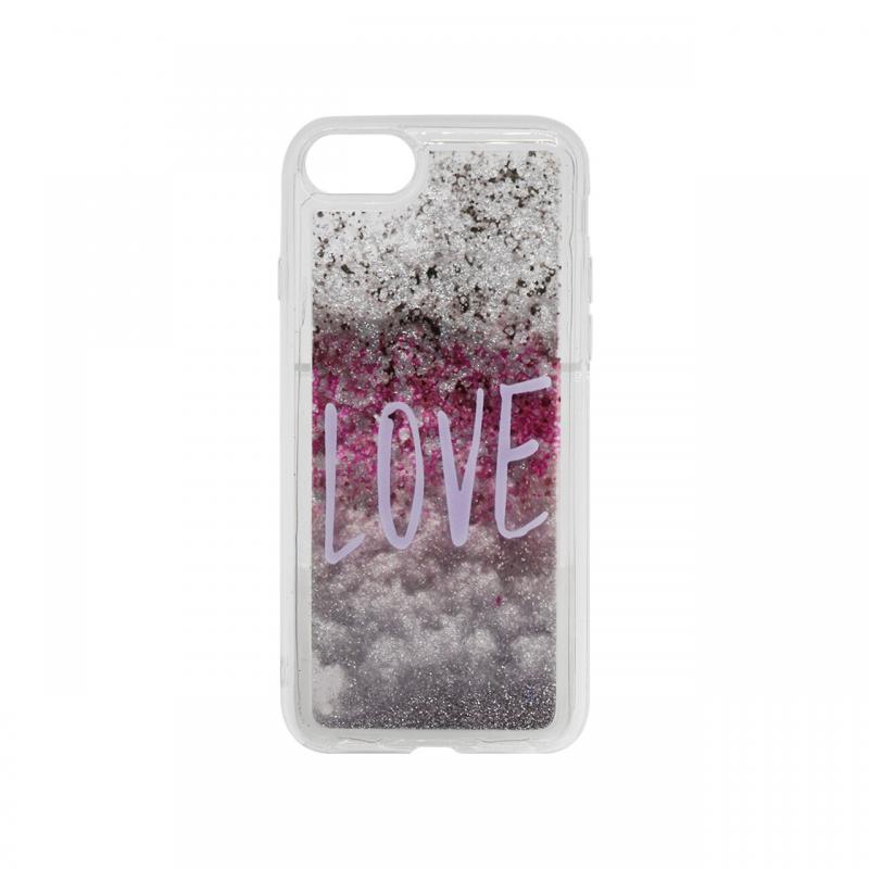 Husa iPhone SE2022 Lemontti Liquid Sand Love