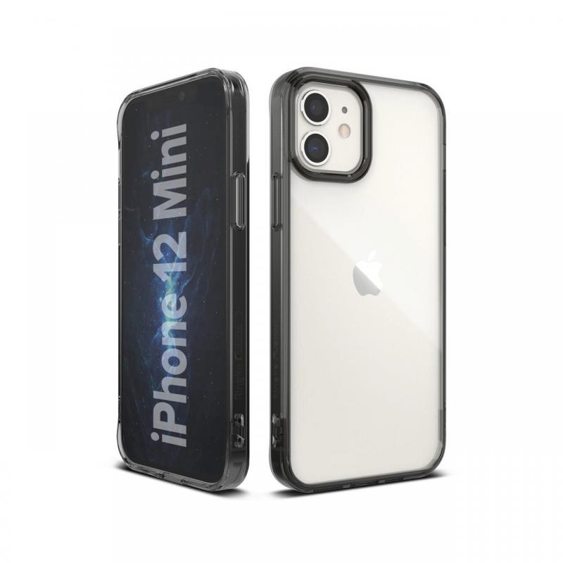 Husa TPU Bumper iPhone 12 Mini Ringke Fusion PC Gri