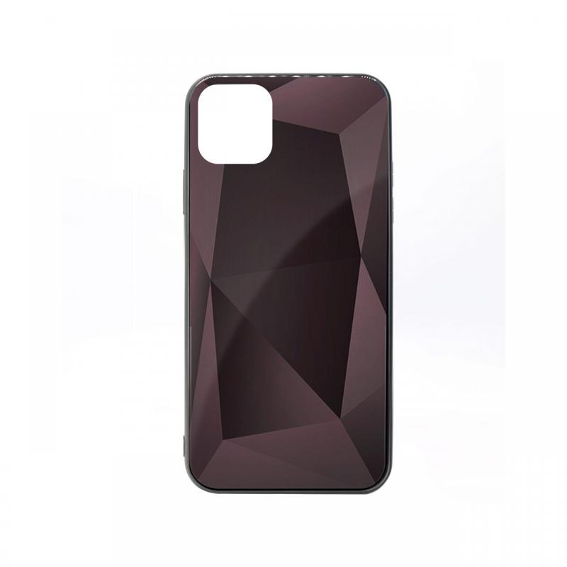 Carcasa iPhone 11 Meleovo Glass Diamond Rose Gold