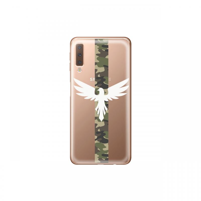 Husa Samsung Galaxy A7 (2018) Lemontti Silicon Art Army Eagle